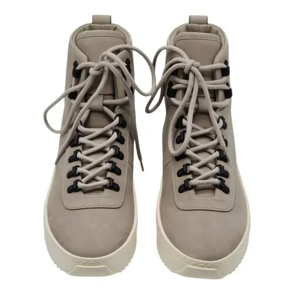 Fear of God Hiking High-top Sneakers - Nubuck Leather - Beige - 40 7US NWB - Picture 4 of 8